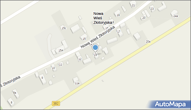 Nowa Wieś Złotoryjska, Nowa Wieś Złotoryjska, 13, mapa Nowa Wieś Złotoryjska