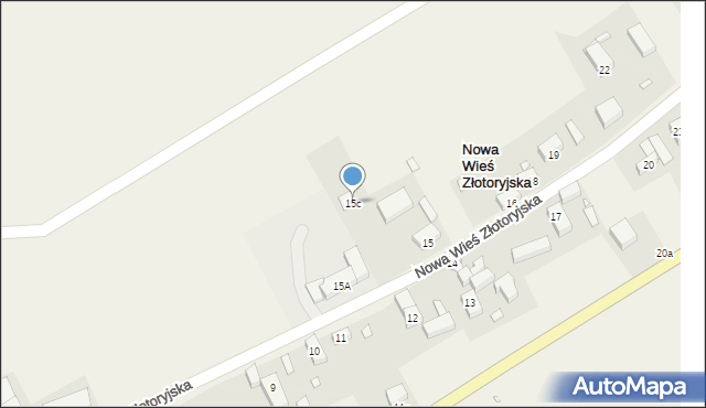 Nowa Wieś Złotoryjska, Nowa Wieś Złotoryjska, 15c, mapa Nowa Wieś Złotoryjska