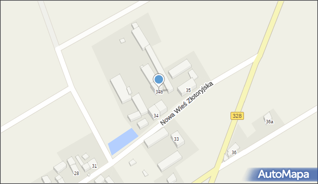 Nowa Wieś Złotoryjska, Nowa Wieś Złotoryjska, 34b, mapa Nowa Wieś Złotoryjska