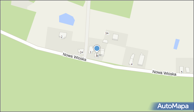 Nowa Wioska, Nowa Wioska, 3b, mapa Nowa Wioska