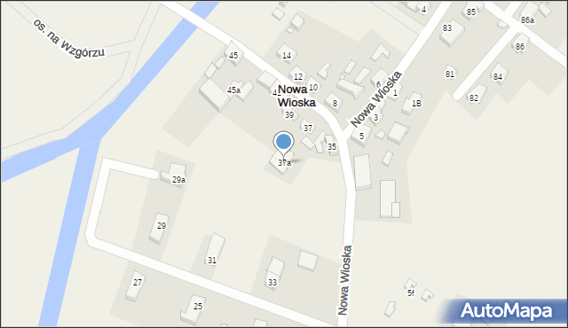 Nowa Wioska, Nowa Wioska, 37a, mapa Nowa Wioska