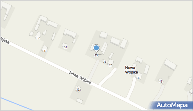 Nowa Wojska, Nowa Wojska, 35, mapa Nowa Wojska