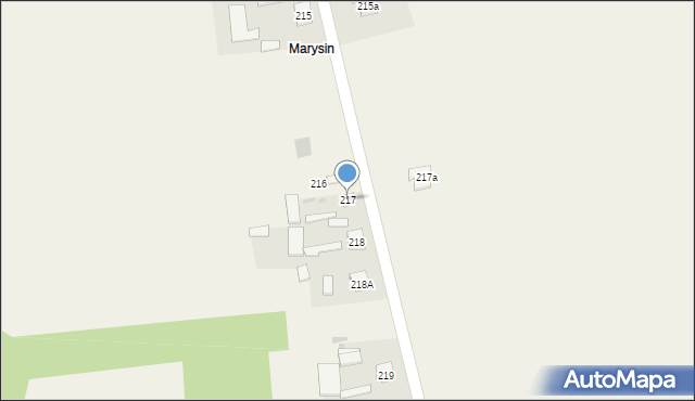 Nowa Wola, Nowa Wola, 217, mapa Nowa Wola