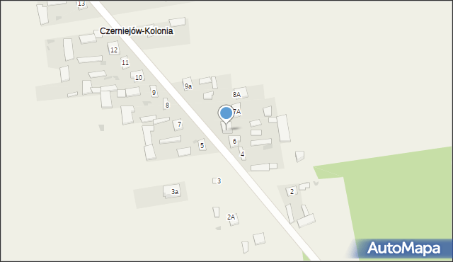 Nowa Wola, Nowa Wola, 6A, mapa Nowa Wola