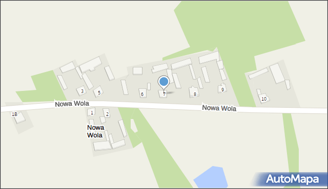 Nowa Wola, Nowa Wola, 7, mapa Nowa Wola