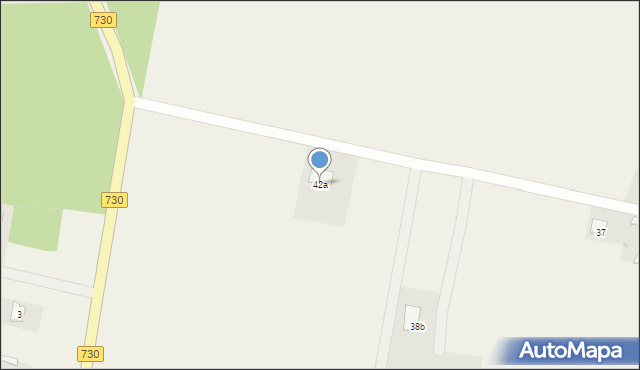 Nowa Wola, Nowa Wola, 42a, mapa Nowa Wola