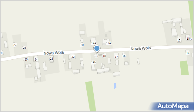 Nowa Wola, Nowa Wola, 19, mapa Nowa Wola