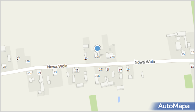 Nowa Wola, Nowa Wola, 21A, mapa Nowa Wola