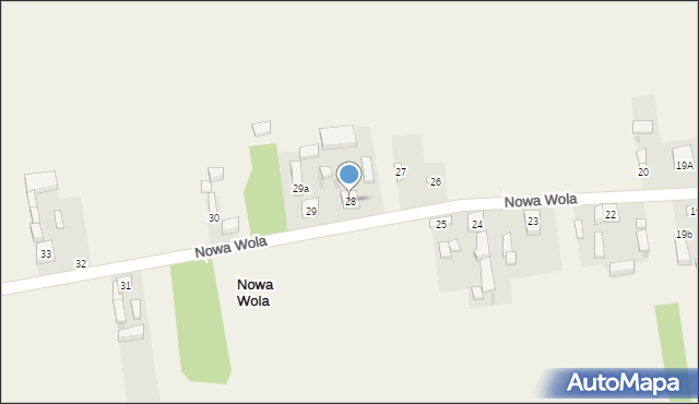 Nowa Wola, Nowa Wola, 28, mapa Nowa Wola