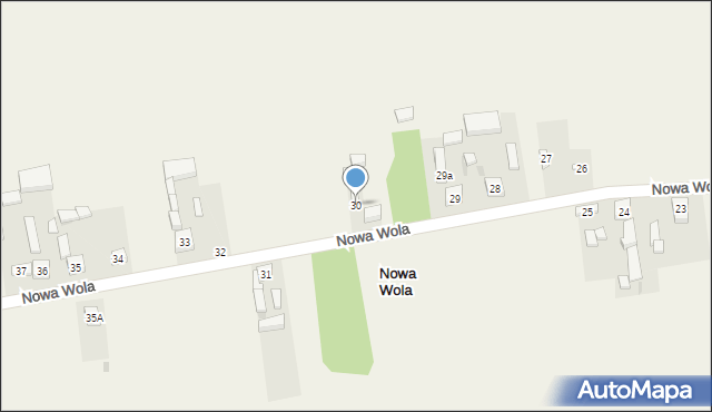 Nowa Wola, Nowa Wola, 30, mapa Nowa Wola