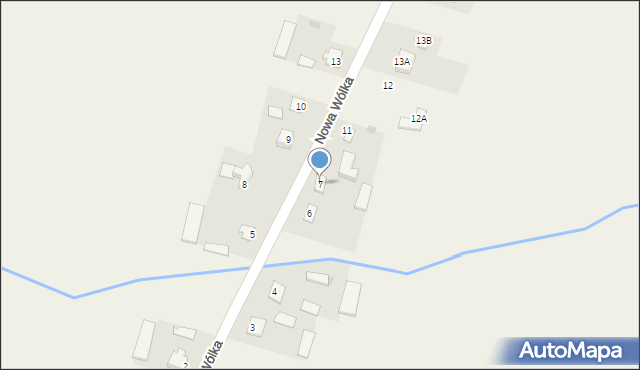 Nowa Wólka, Nowa Wólka, 7, mapa Nowa Wólka