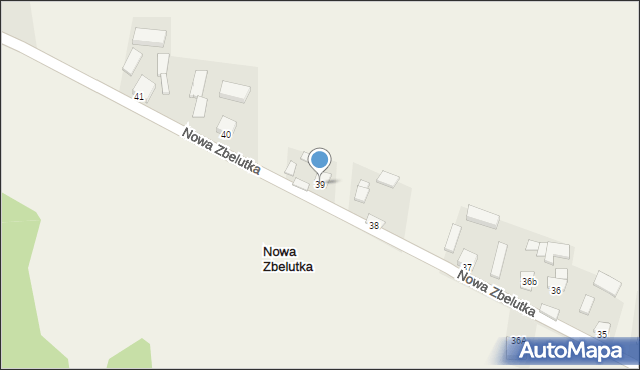 Nowa Zbelutka, Nowa Zbelutka, 39, mapa Nowa Zbelutka