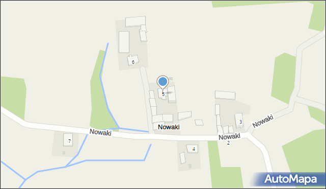 Nowaki, Nowaki, 5, mapa Nowaki