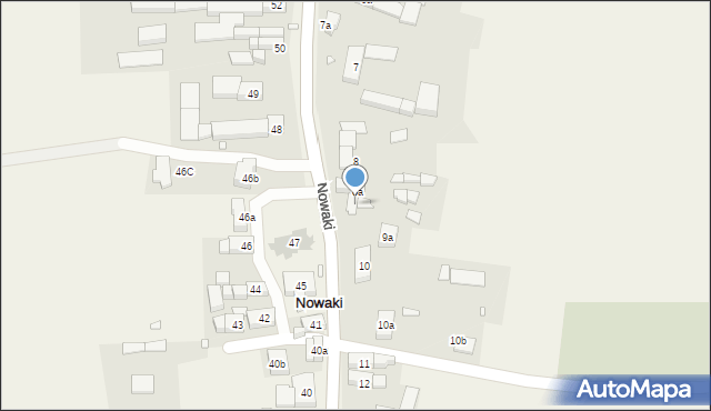 Nowaki, Nowaki, 9, mapa Nowaki