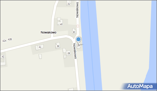 Nowakowo, Nowakowo, 29, mapa Nowakowo