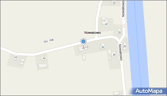 Nowakowo, Nowakowo, 41, mapa Nowakowo