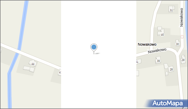 Nowakowo, Nowakowo, 42A, mapa Nowakowo