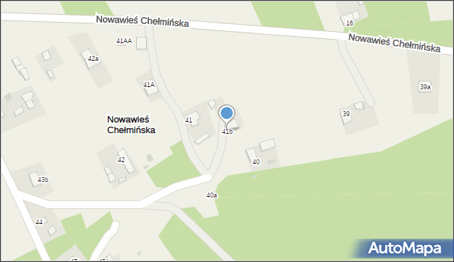 Nowawieś Chełmińska, Nowawieś Chełmińska, 41b, mapa Nowawieś Chełmińska