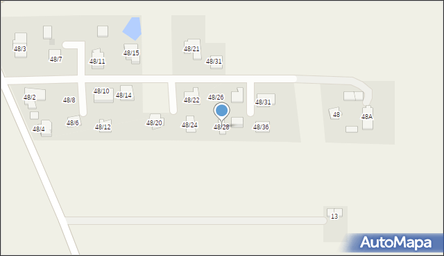 Nowe Boryszewo, Nowe Boryszewo, 48/28, mapa Nowe Boryszewo