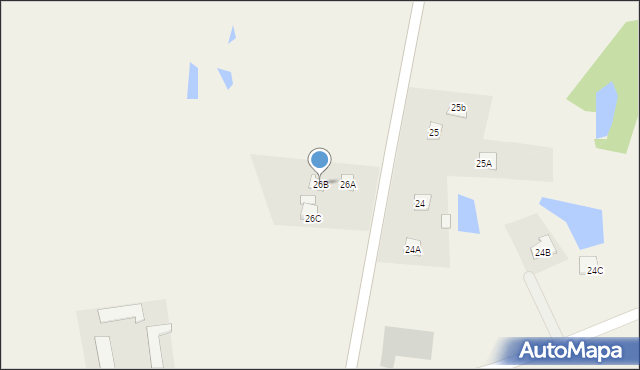 Nowe Bronowo, Nowe Bronowo, 26B, mapa Nowe Bronowo