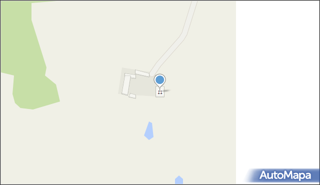 Nowe Budy Osieckie, Nowe Budy Osieckie, 11, mapa Nowe Budy Osieckie