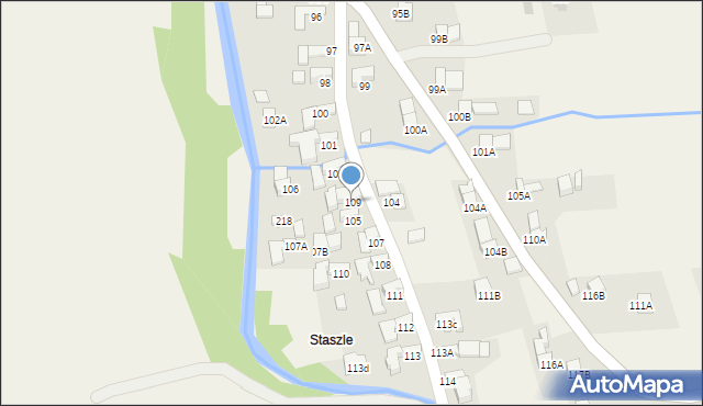 Nowe Bystre, Nowe Bystre, 109, mapa Nowe Bystre