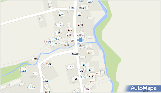 Nowe Bystre, Nowe Bystre, 138, mapa Nowe Bystre