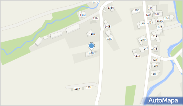 Nowe Bystre, Nowe Bystre, 138C, mapa Nowe Bystre