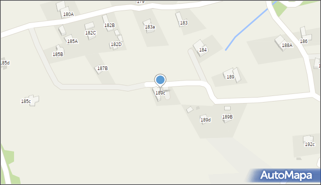 Nowe Bystre, Nowe Bystre, 189c, mapa Nowe Bystre