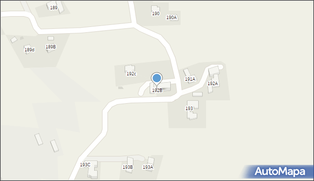 Nowe Bystre, Nowe Bystre, 192B, mapa Nowe Bystre