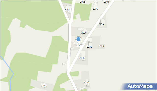 Nowe Bystre, Nowe Bystre, 213D, mapa Nowe Bystre