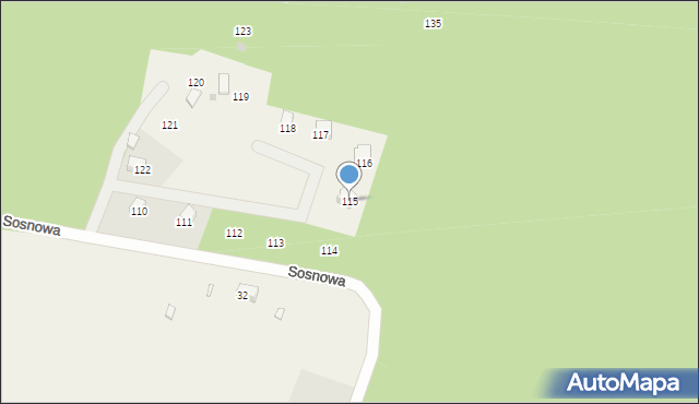 Nowe Czaple, Nowe Czaple, 115, mapa Nowe Czaple