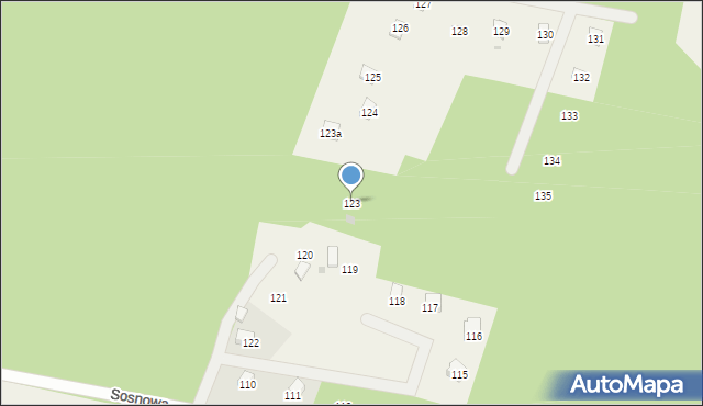 Nowe Czaple, Nowe Czaple, 123, mapa Nowe Czaple