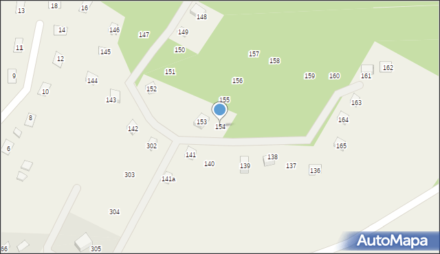 Nowe Czaple, Nowe Czaple, 154, mapa Nowe Czaple