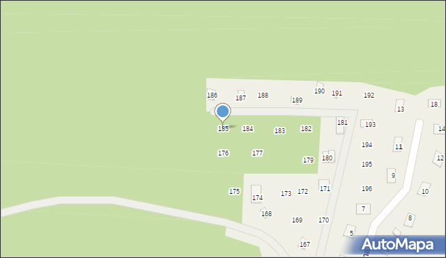 Nowe Czaple, Nowe Czaple, 185, mapa Nowe Czaple