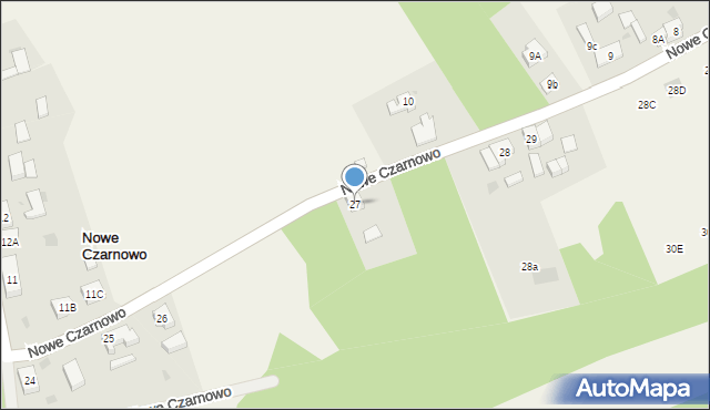 Nowe Czarnowo, Nowe Czarnowo, 27, mapa Nowe Czarnowo
