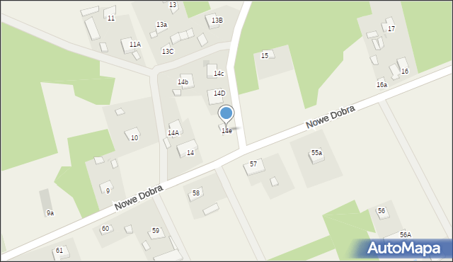Nowe Dobra, Nowe Dobra, 14e, mapa Nowe Dobra