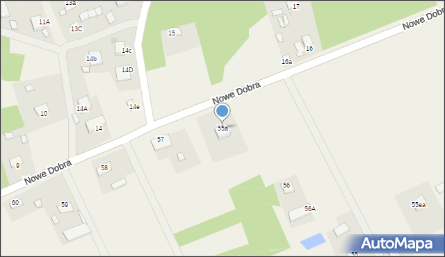 Nowe Dobra, Nowe Dobra, 55a, mapa Nowe Dobra