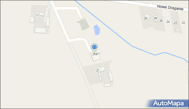 Nowe Draganie, Nowe Draganie, 27a, mapa Nowe Draganie