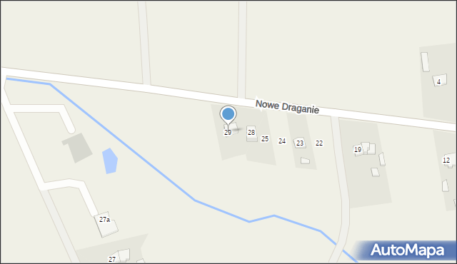 Nowe Draganie, Nowe Draganie, 29, mapa Nowe Draganie
