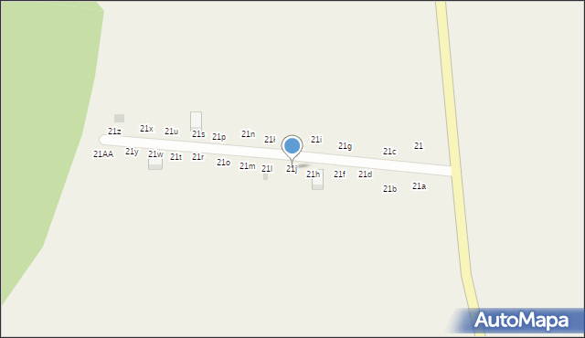 Nowe Drawsko, Nowe Drawsko, 21j, mapa Nowe Drawsko