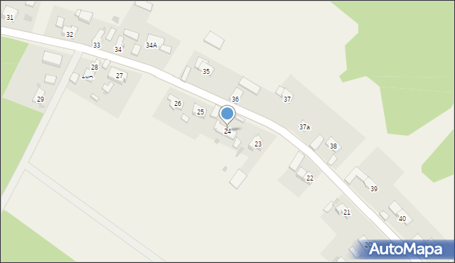 Nowe Drzewce, Nowe Drzewce, 24, mapa Nowe Drzewce