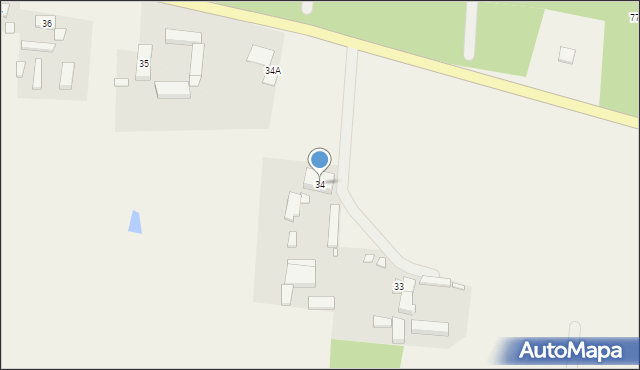 Nowe Dwory, Nowe Dwory, 34, mapa Nowe Dwory