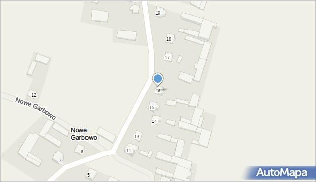 Nowe Garbowo, Nowe Garbowo, 16, mapa Nowe Garbowo