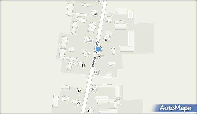 Nowe Gąsewo, Nowe Gąsewo, 36, mapa Nowe Gąsewo