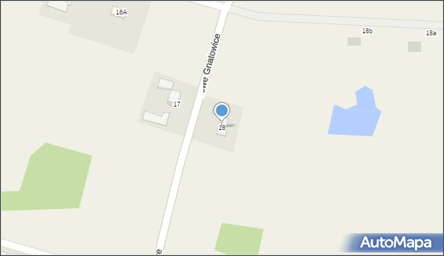 Nowe Gnatowice, Nowe Gnatowice, 18, mapa Nowe Gnatowice