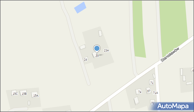 Nowe Gniewniewice, Nowe Gniewniewice, 23, mapa Nowe Gniewniewice