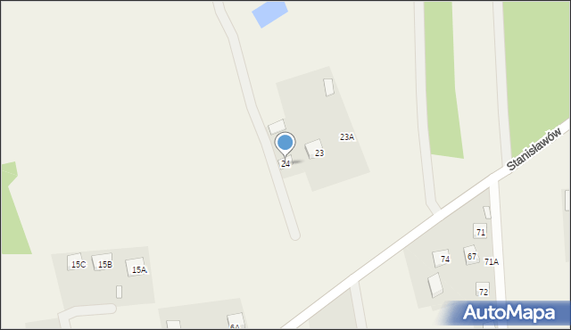 Nowe Gniewniewice, Nowe Gniewniewice, 24, mapa Nowe Gniewniewice