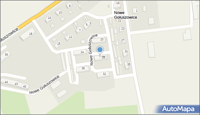 Nowe Gołuszowice, Nowe Gołuszowice, 30, mapa Nowe Gołuszowice