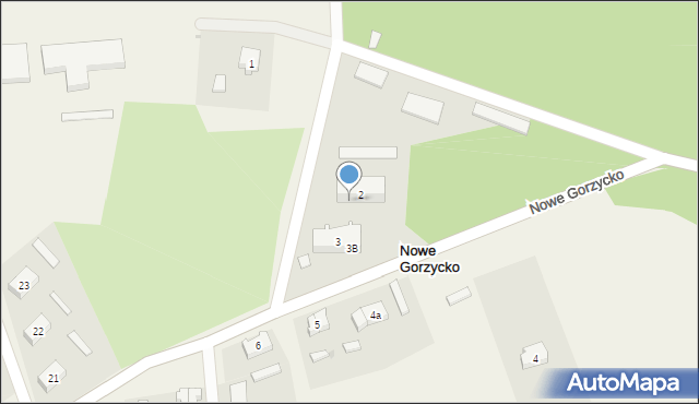 Nowe Gorzycko, Nowe Gorzycko, 2A, mapa Nowe Gorzycko